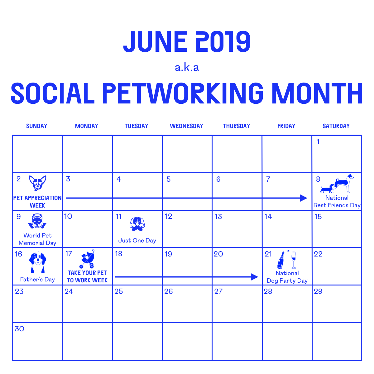 June 2019 aka Social Petworking Month